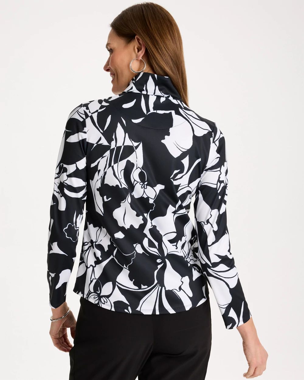 Zenergy® UPF Floral Nights Half Zip | Chico's